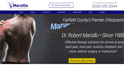 Desktop Screenshot of marsillochiropractic.com